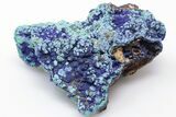 Vibrant Green Malachite and Blue Azurite Association - China #197116-1